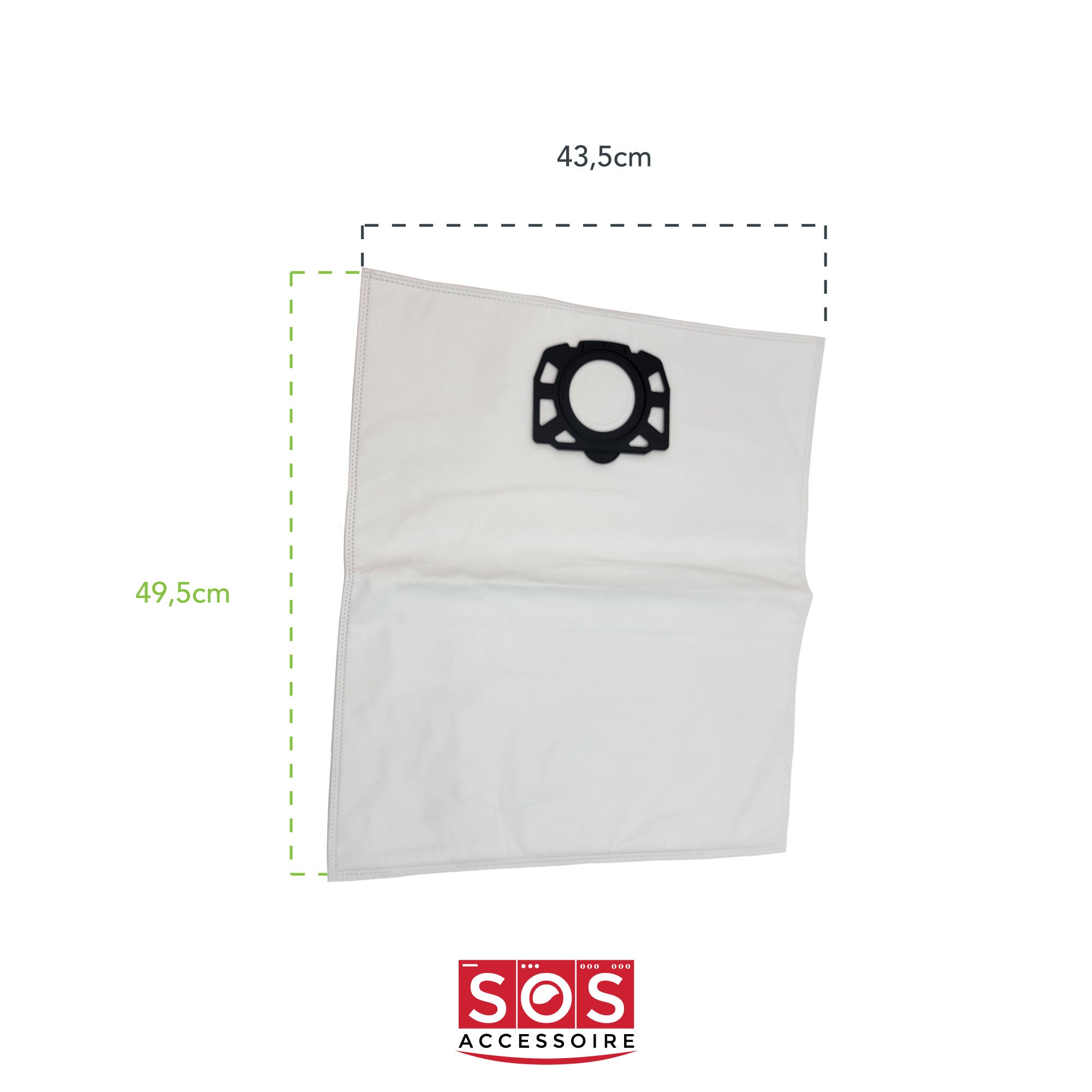 Boîte de 4 sacs feutre d'origine 28630060, 2.863-006.0 28630060, 2.863-006.0 Aspirateur KARCHER - 2