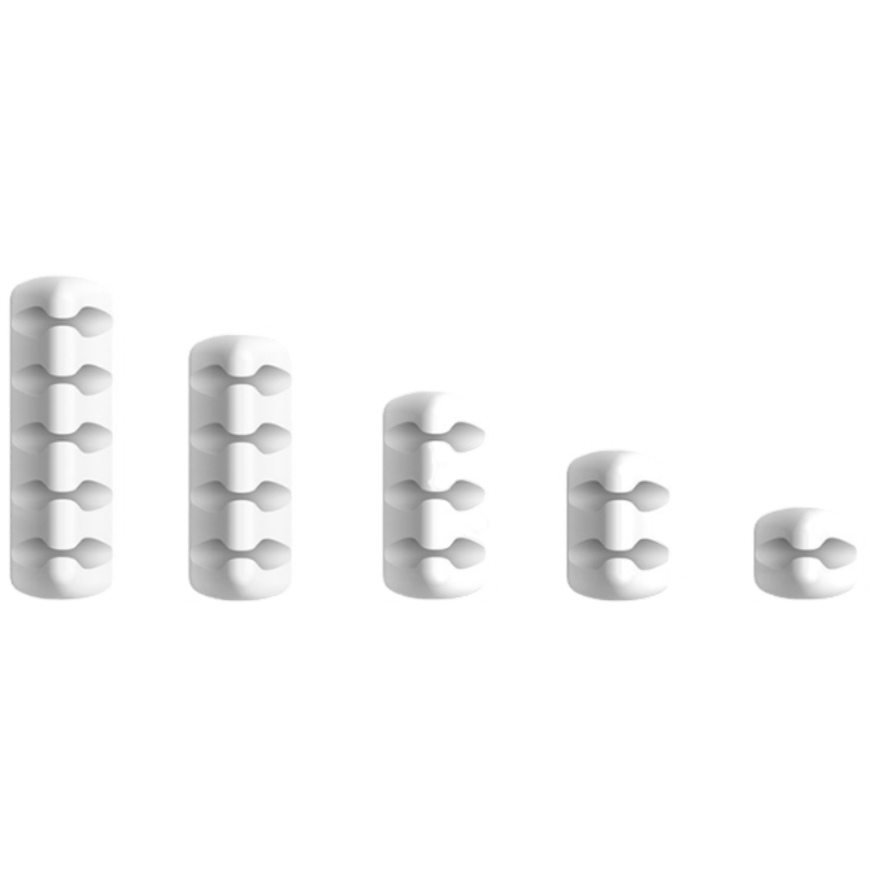 Magnetic Clips Cable Management Cord Organizer Silicone USB Charging Cable | UK Cable Holder