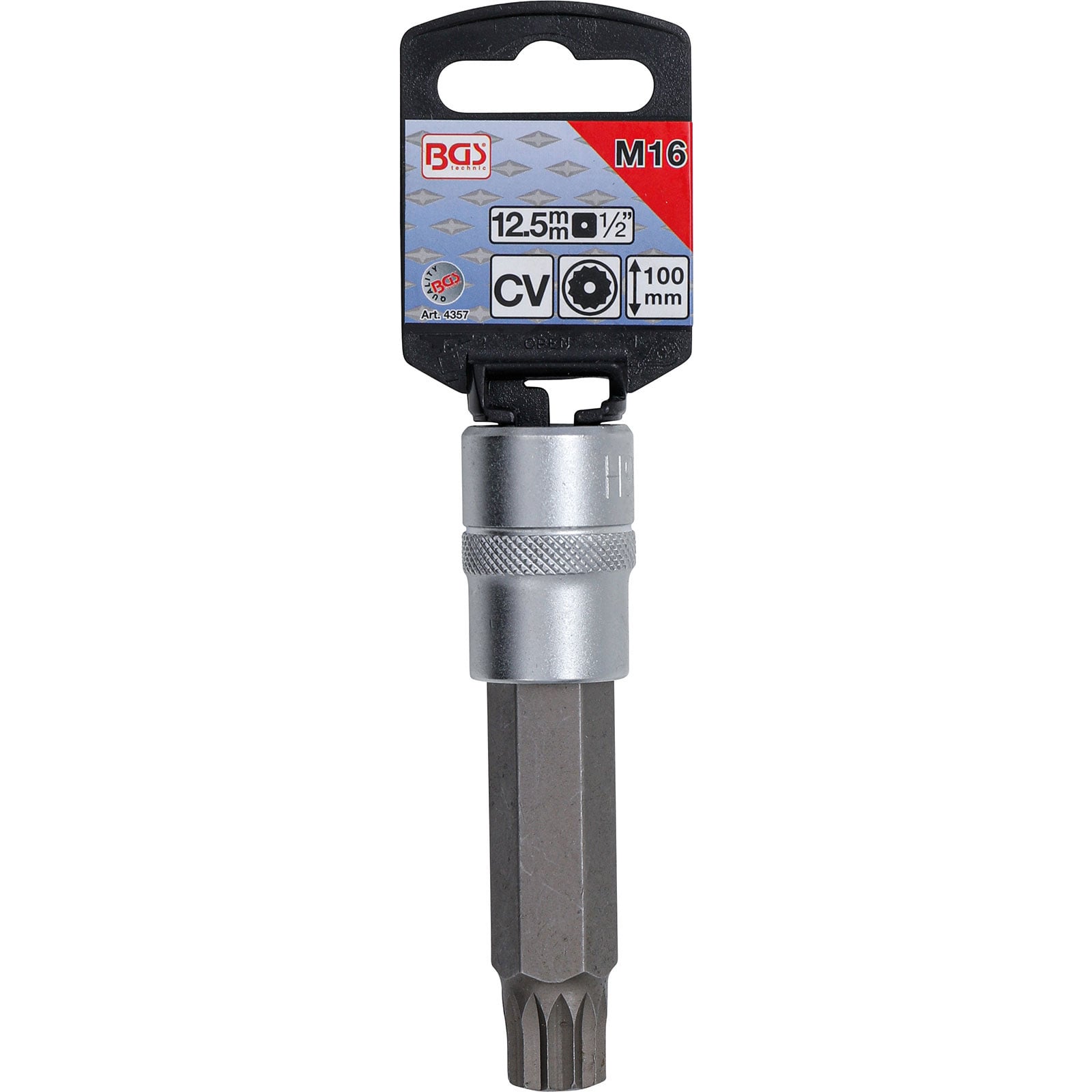 BGS Douille à embouts | longueur 100 mm | 12,5 mm (1/2