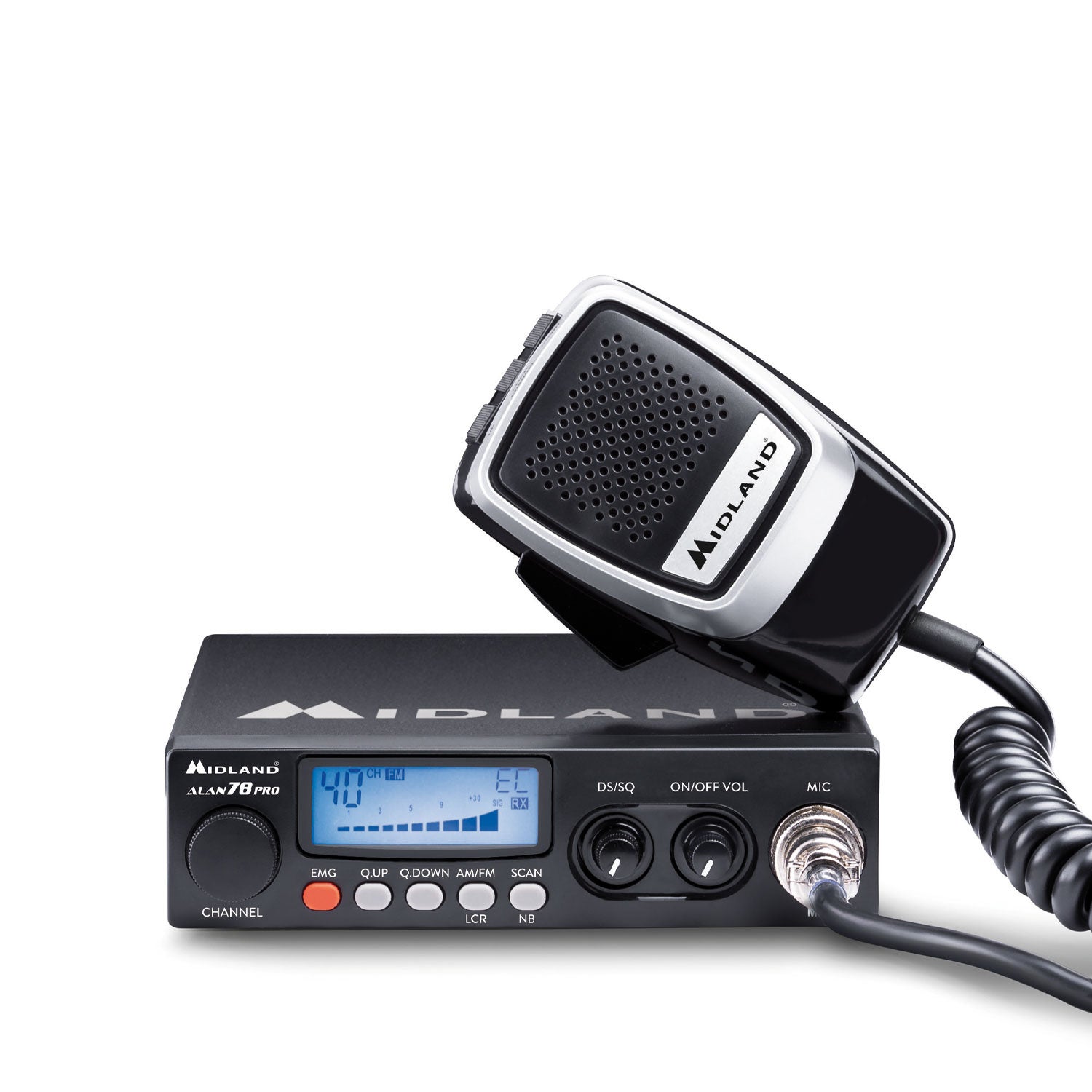 Midland Alan 100 Plus – Radio CB Mobile 40 Canaux – Contrôle Canaux – Occasion