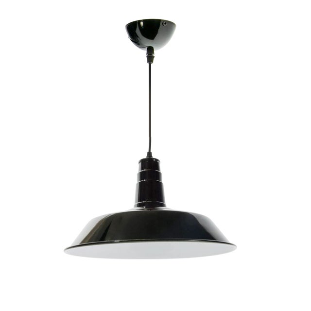 Suspension Plafonnier Noir Ø36cm, Style Industriel en Aluminium, Douille E27, Design Moderne et Élégant
