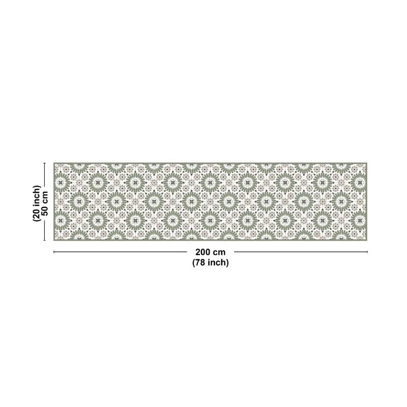Tapis antidérapant - Marsiho - vinyle - int./ext. - Multicolore - 50x200cm - 4