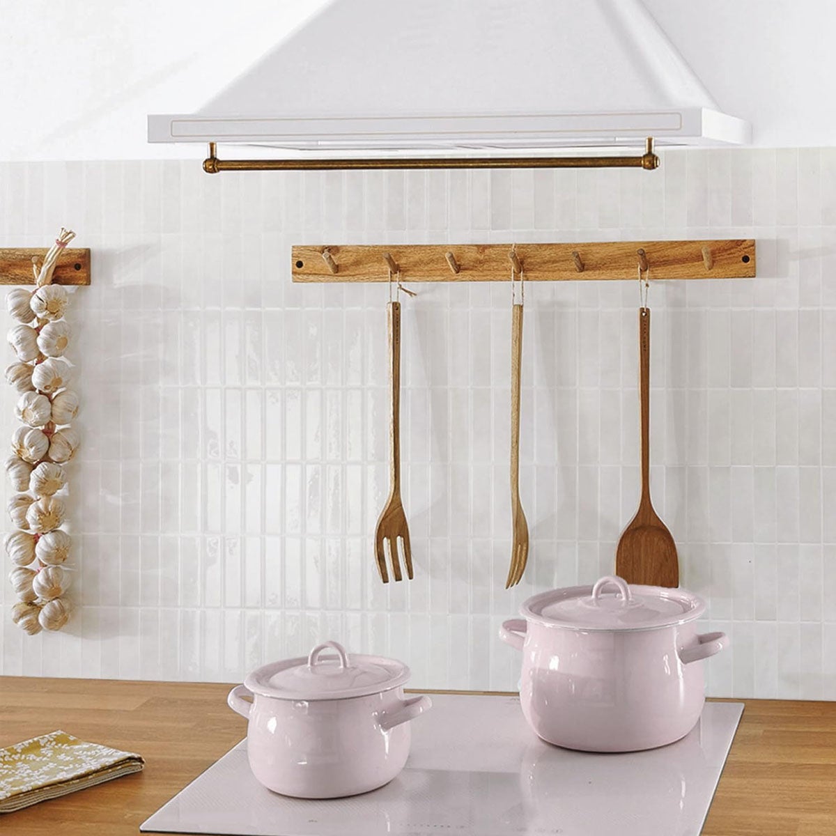 Lot de 10 crédences adhésives pour cuisine, salle de bain, carrelage mural, blanc - 4