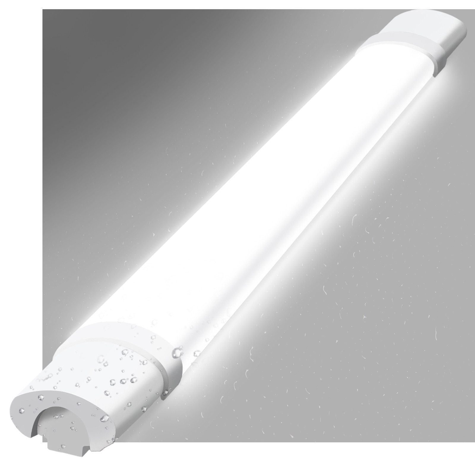 NETTLIFE 2 90CM Wilgoć Odporna na Sufit Lampa LED -24 W 3000LM Lampa Sufitowa Warsztatowa Lampa LED Rurka IP65 Wodoodporna 5000K