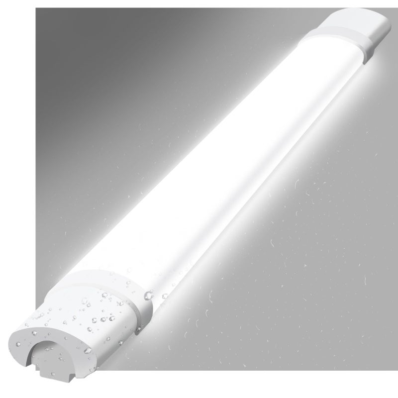 NETTLIFE 2 90CM Wilgoć Odporna na Sufit Lampa LED -24 W 3000LM Lampa Sufitowa Warsztatowa Lampa LED Rurka IP65 Wodoodporna 5000K