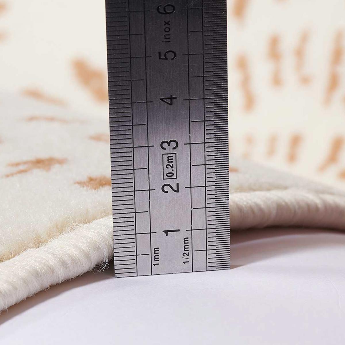 Tapis berbère 80x150 tissé motif ethnic LYN1 ORIENVAG crème - 3