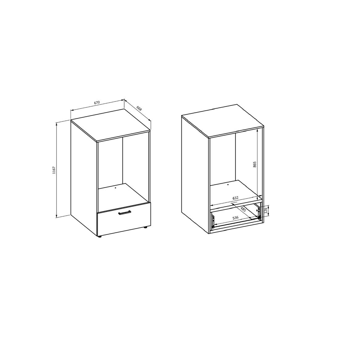 Conjunto de muebles de almacenamiento para lavadora colección WASHING – Mueble bajo y mueble alto – Topo y roble - 9