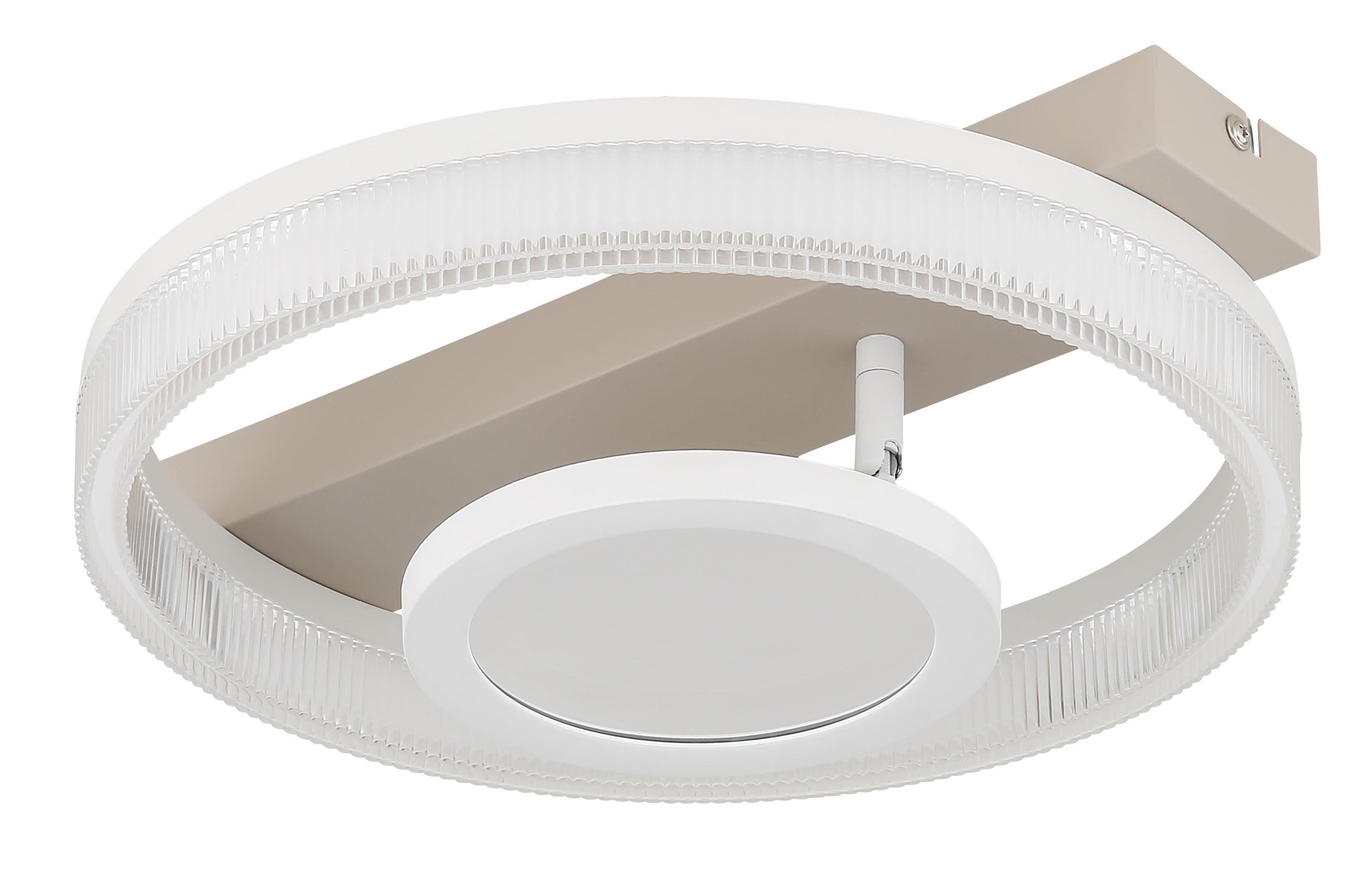 Plafonnier métal couleur sable mat, LED | Leroy Merlin