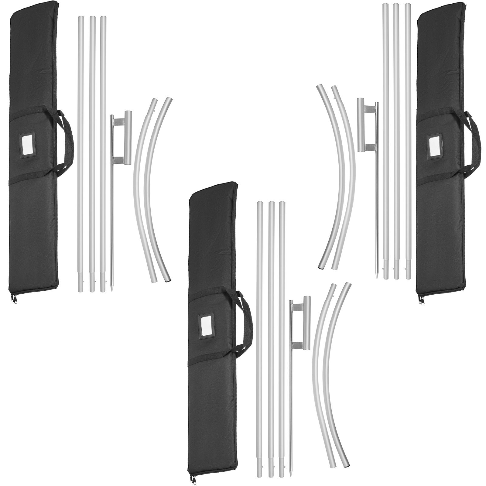 Kit De Mât De Drapeau De 5 Pieds Avec Support Mural Extérieur