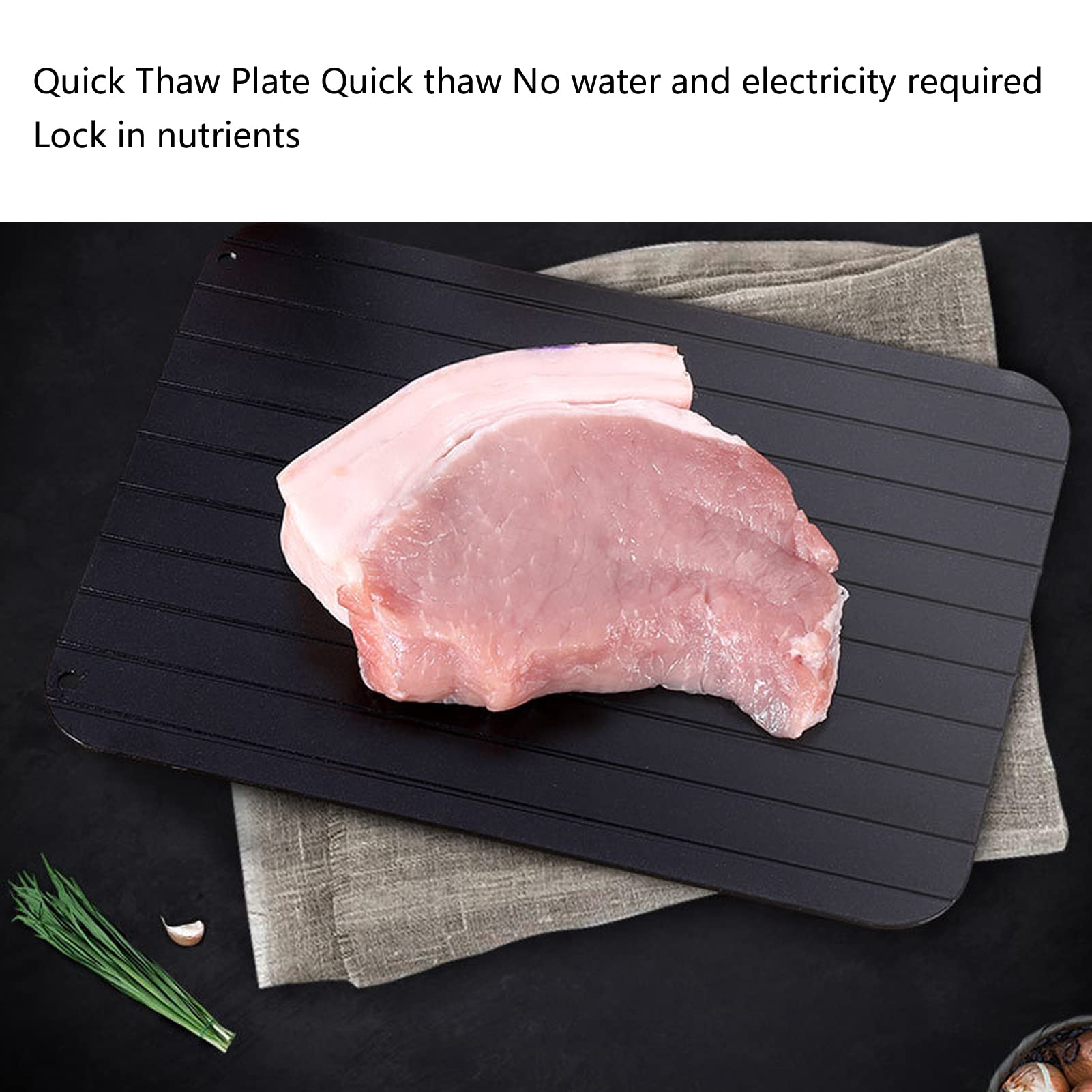 Vassoio In Acciaio Inox Per Intagliare Carne Con Griglia Rialzata E Punte Antiscivolo - 35,5x25x1,5 Cm