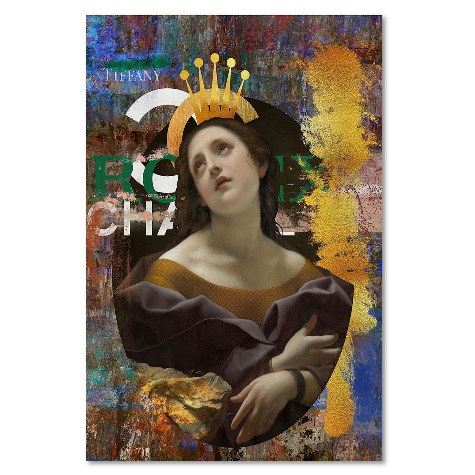 Tableau décor d'image d'oeuvre de mode xxl - 40 x 60 cm - 2