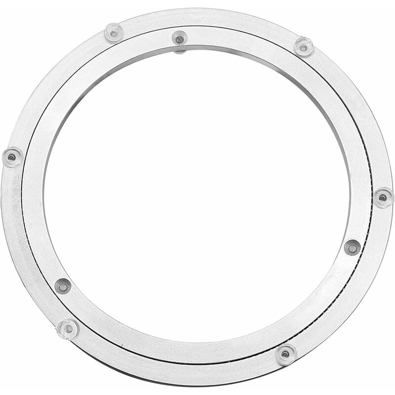 Présentoir rotatif en alliage d'aluminium de 8 pouces avec base d