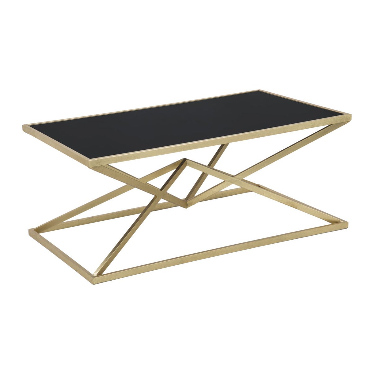 Table Basse Triangles, Métal, Noir, Epikasa | Leroy Merlin