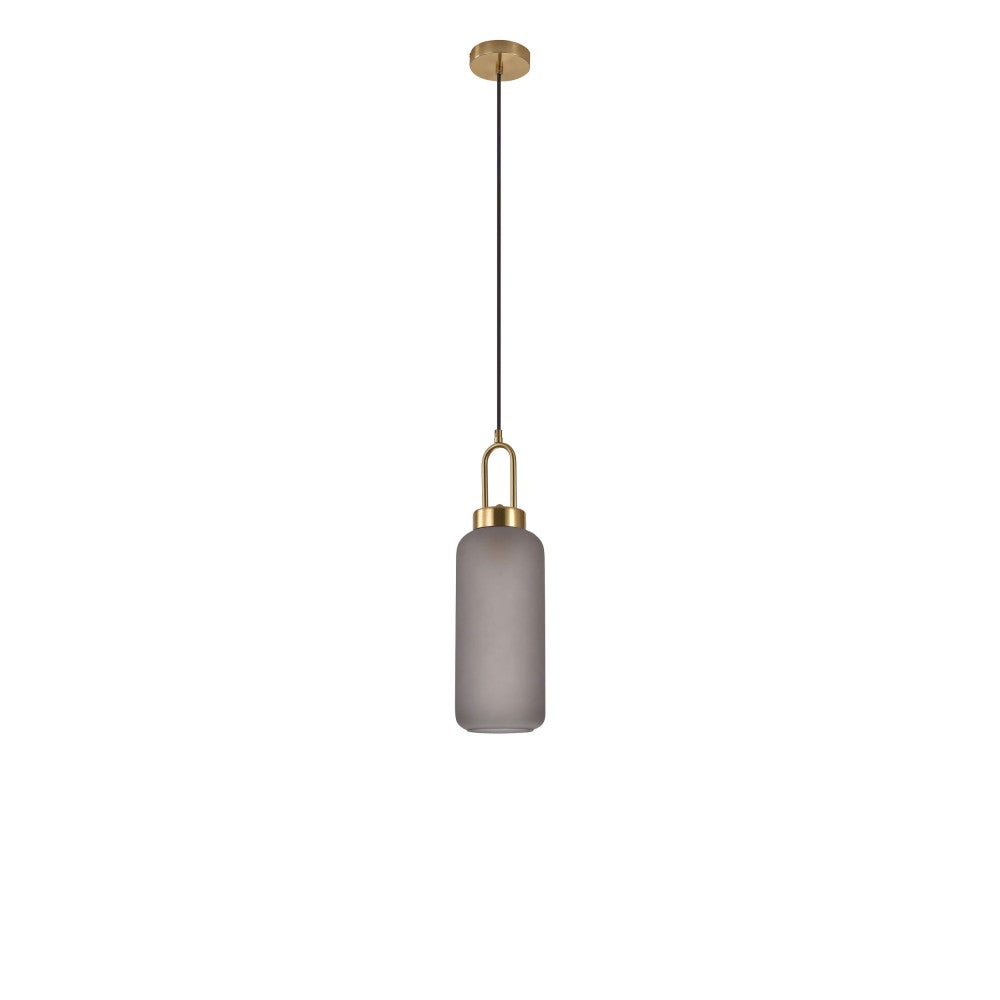 Luton lampa lampa wisząca Ø13cm przydymionego szkło.