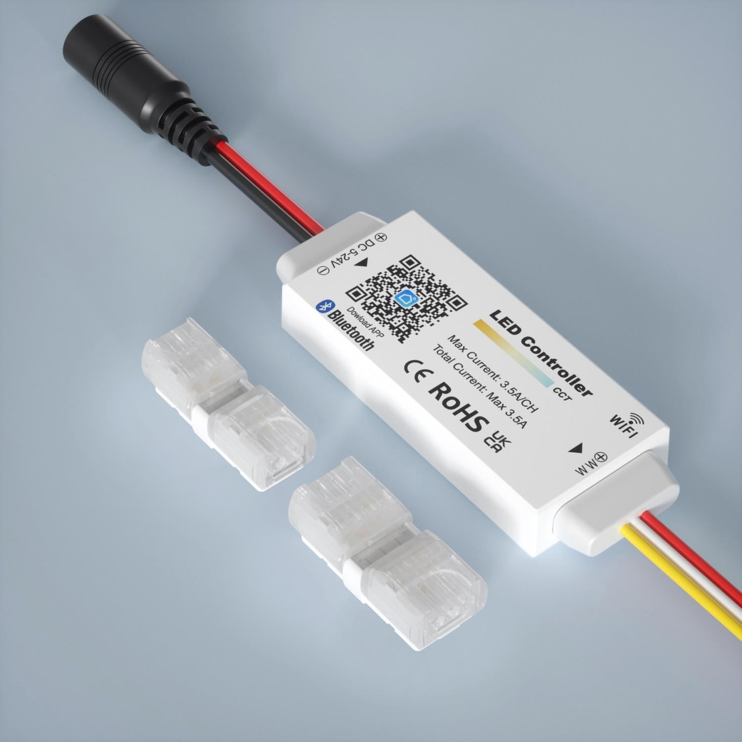Controller Regolatore Wi-Fi Striscia LED CCT 5/24V DC, CCT, PC PC ...