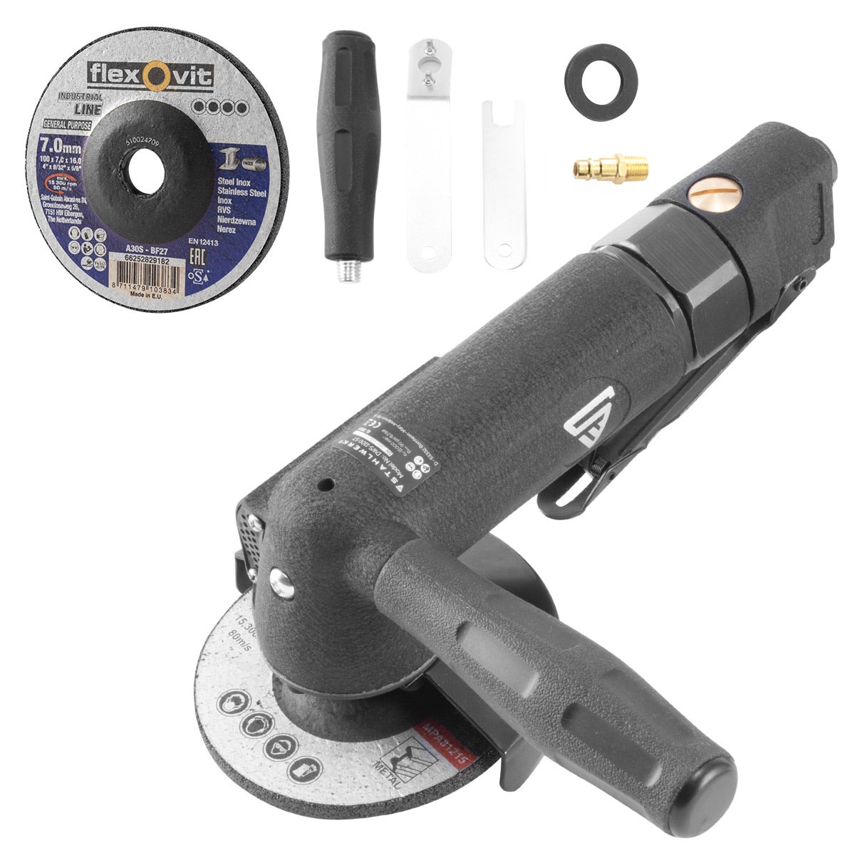 STAHLWERK Meuleuse D'angle 1 600 W ⌀125 Mm Tronçonneuse