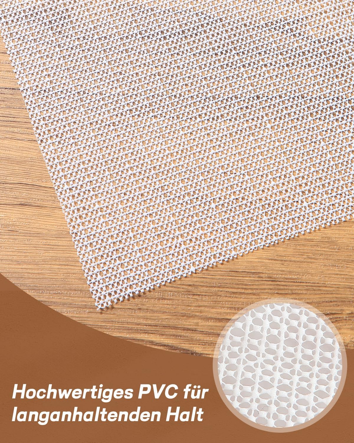 2 Pièces Tapis antidérapant pour tapis,70x160cm, Protection de Tapis,Facile à Laver et Peut Etre Coupé,Beige - 4