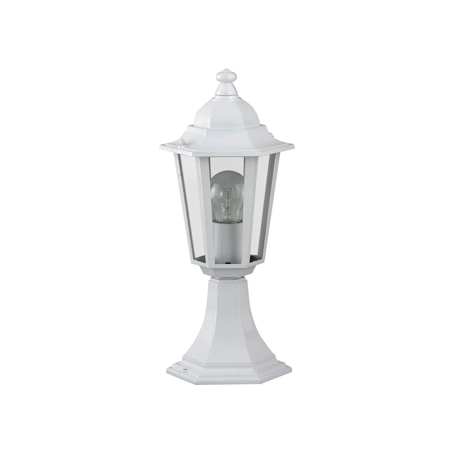 Lampa ogrodowa stojąca Velence biała 1xE27x60W IP43 wym: 40 x 21 x 21 cm metal Rabalux