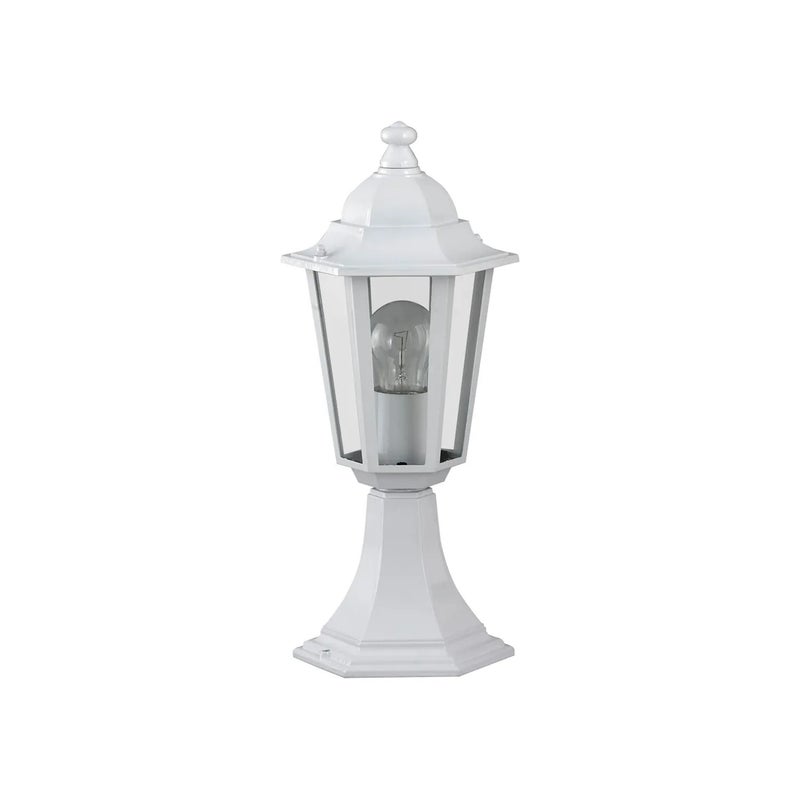 Lampa ogrodowa stojąca Velence biała 1xE27x60W IP43 wym: 40 x 21 x 21 cm metal Rabalux