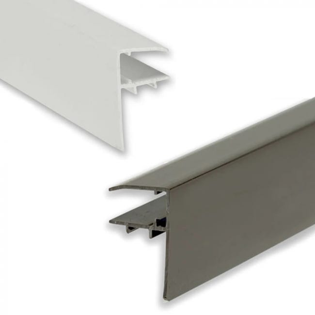 Pvc Profil F Profil F en PVC pour 25 mm – Couleur : Marron – Longueur : 4 m | Leroy ...