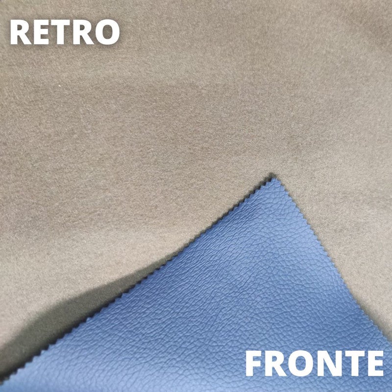 Couro sintético de qualidade 'Sierra', cor linho 04 - Robusto, elegante - Ideal para carros, motas, mobiliário - Venda ao metro - 3