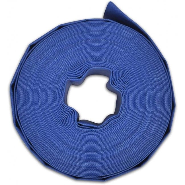 KATSU Tubo flessibile di scarico piatto 20 m x 25 mm, con 2 Clip e KATSU Tubo flessibile di scarico piatto 20 m x 25 mm, con 2 Clip e