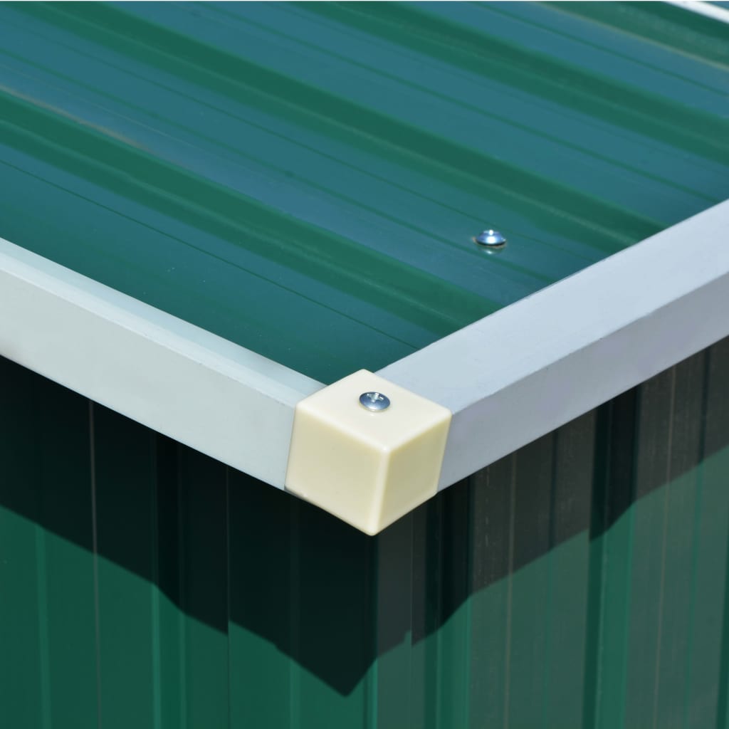 Maison Exclusive - Casetta da Giardino 257x298x178 cm in Metallo Verde - 8