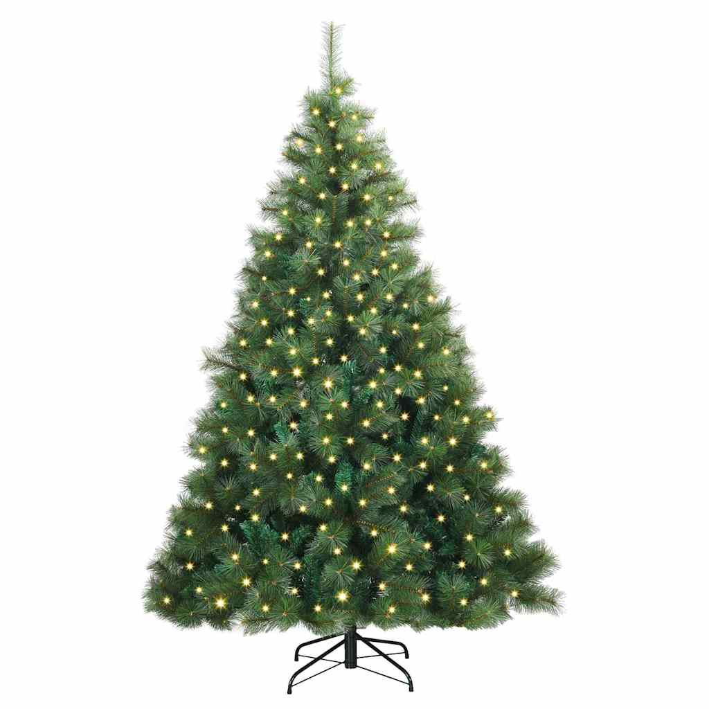 vidaXL Sapin de Noël artificiel avec 300 LED Vert 180 cm PE et PVC - 3