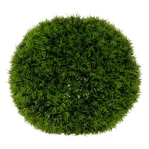 Sfera Di Bosso Artificiale Mojawo XL: Decorazione Verde Per Interni Ed Esterni, Ø25 Cm