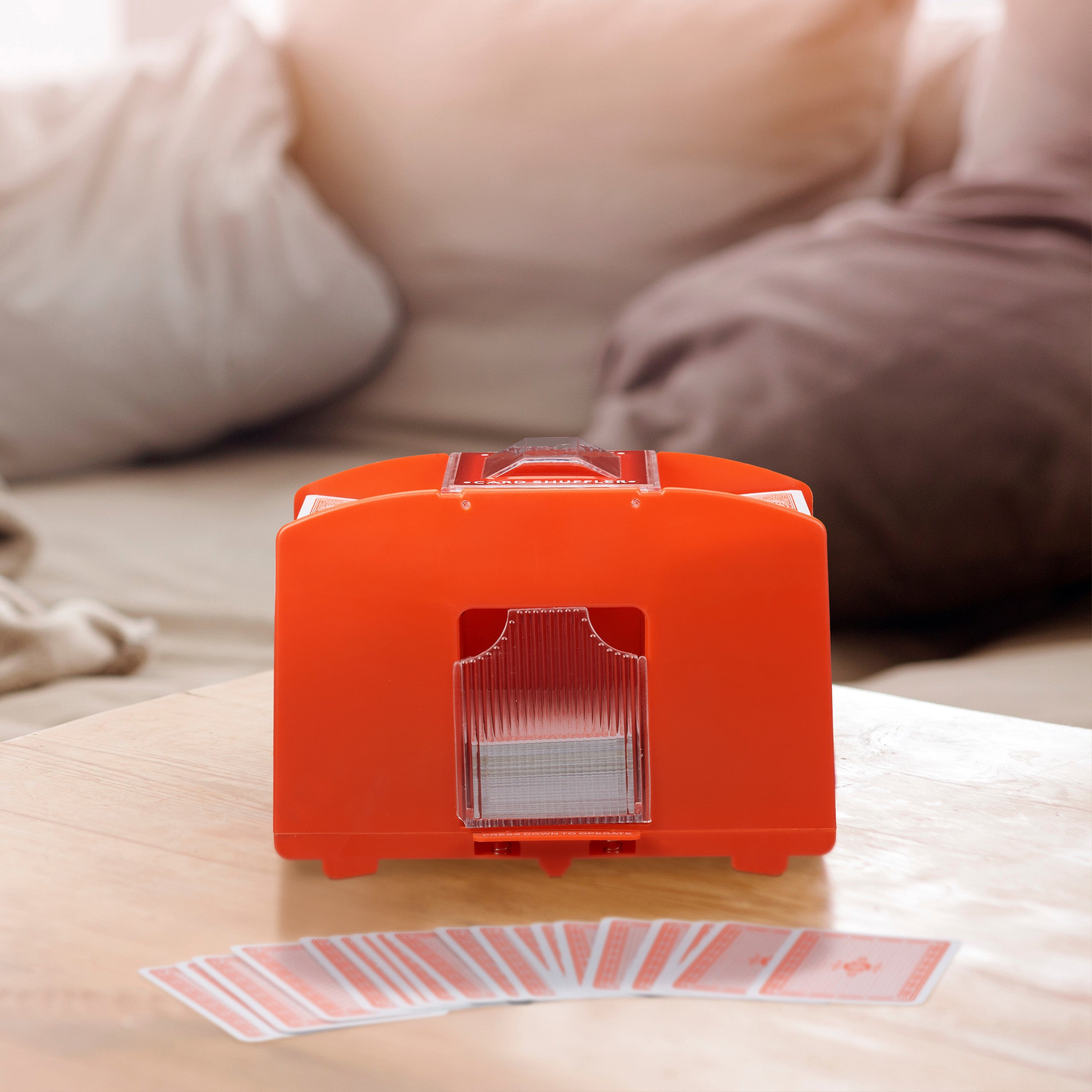 Mescolatore Manuale Carte Da Gioco Relaxdays - Doppio Mazzo Con Manovella, Sistema Pratico Per Poker E Giochi Di Carte - Foto 7