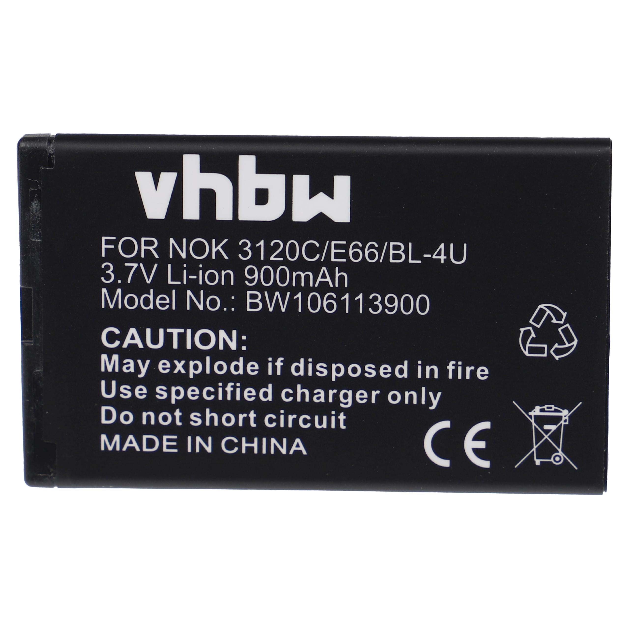 Vhbw Batteria Li-Ion per Nokia Asha 200, Asha 201