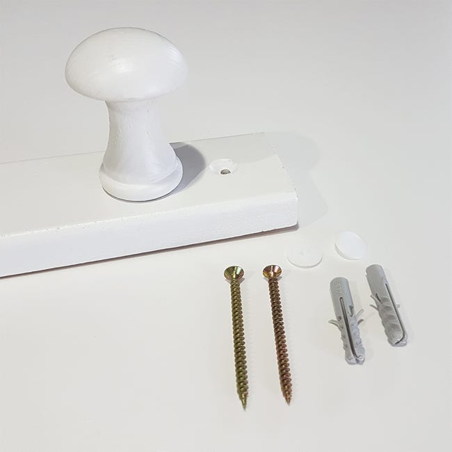 Appendiabiti Da Parete In Legno Tagliato Al Laser CHAGAL' 66x170xh8 Cm Legno Laccato Pomi Sabbia I Dettagli Appcha C Gh