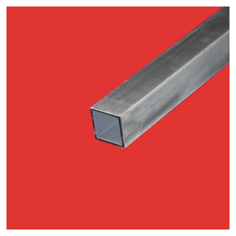 Tube carré alu 30mm ep 2 mm, Longueur 3 metres Leroy Merlin