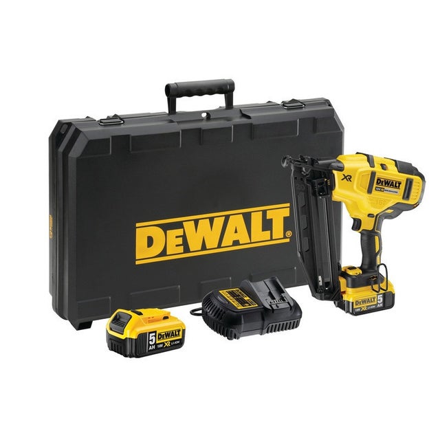 Cloueur de finition 18V XR (2x5, Ah) en coffret - DEWALT DCN660P2-QW