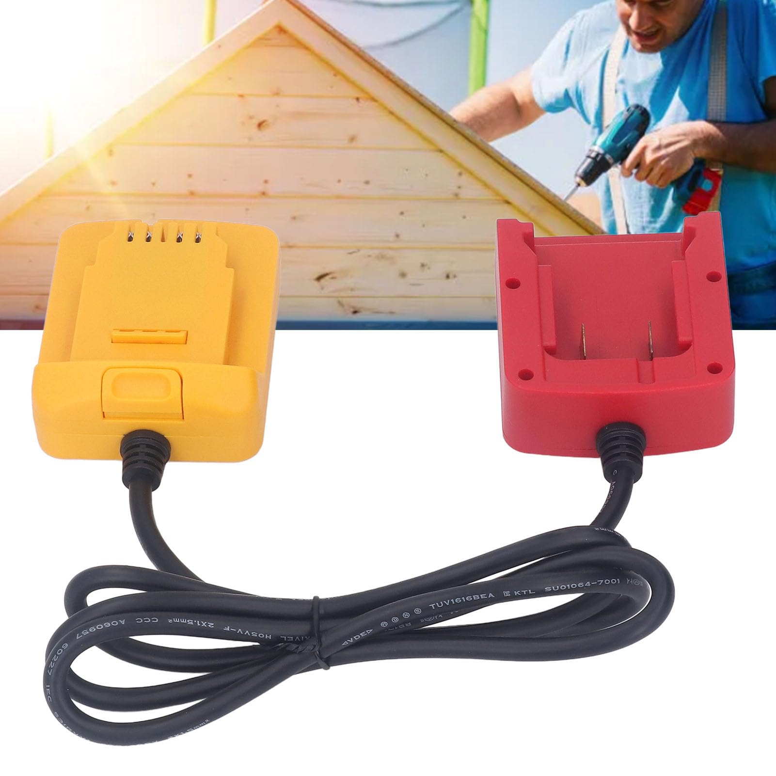 Adaptateur rallonge réducteur de poids DCB201 Port 48 11 1811 Kit batteries lithium-ion 18 V - 7