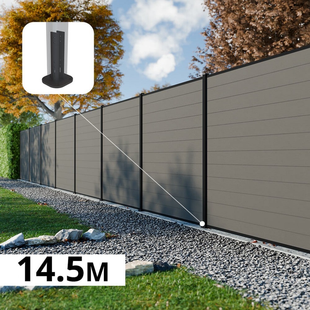 Kit Valla Composite RIO Placas 14,5x1,8m - Compuesto de madera y ...