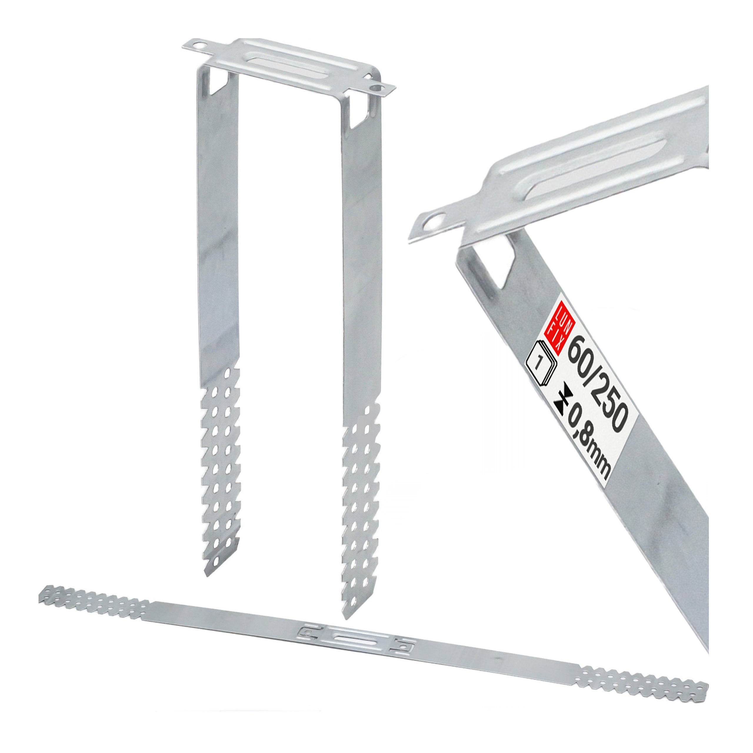 Wieszak do sufitów podwieszanych płaski 60x250 0,8 mm 1szt.