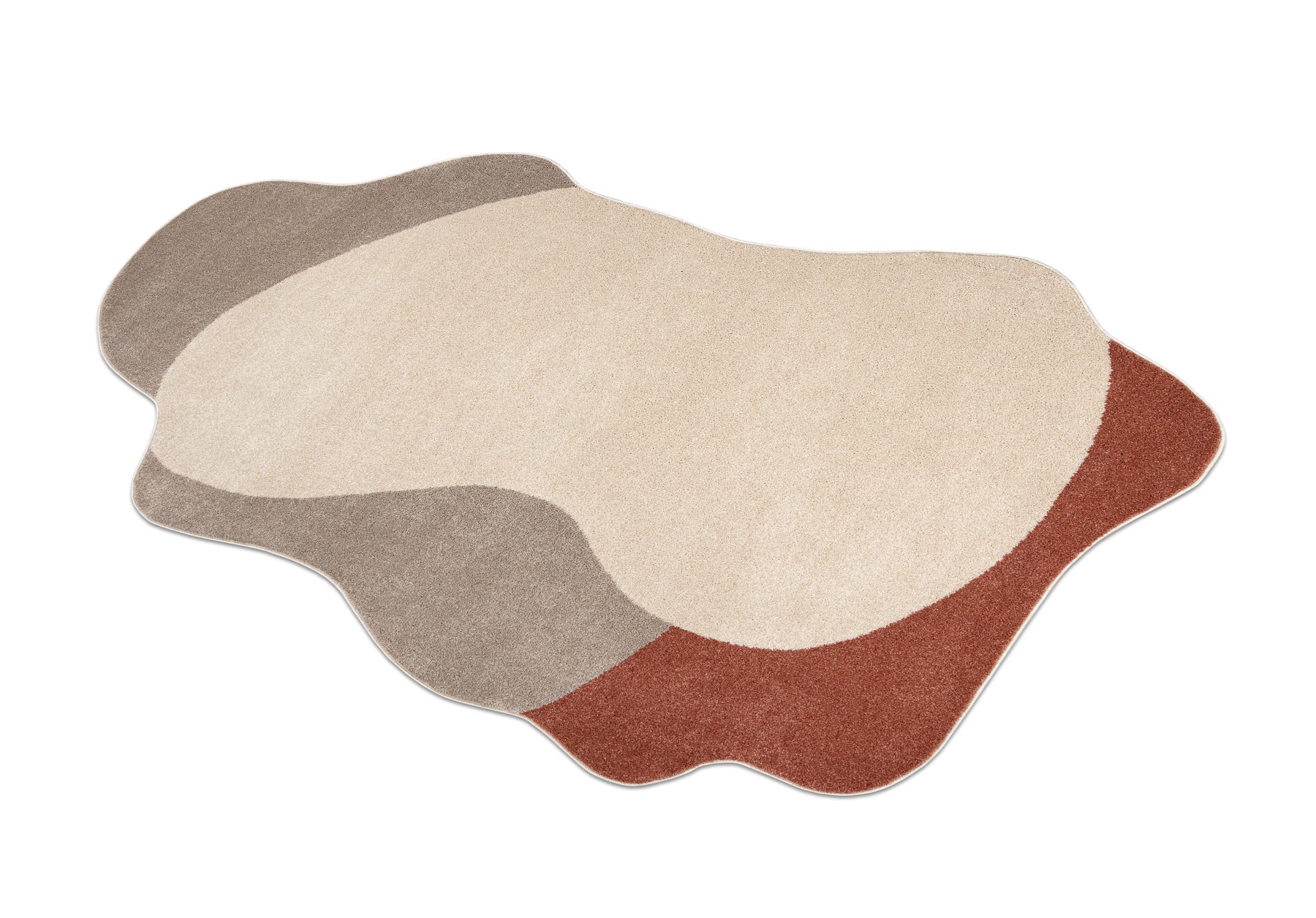 Dywan FUSION 5710 krem / terakota Shape - Abstrakcja, nowoczesny, abstrakcyjny, nieregularny 160x220 cm - 3