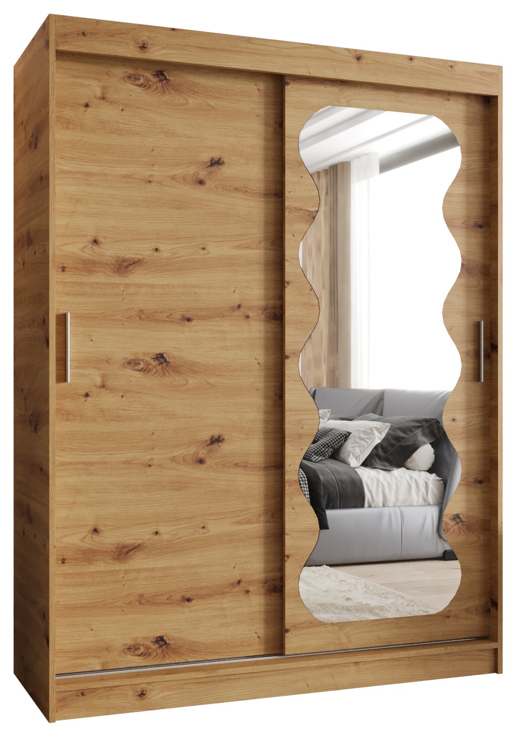 Szafa przesuwna garderoba SPOTI 150 x 62 x 200 cm Artisan - Abiks Meble