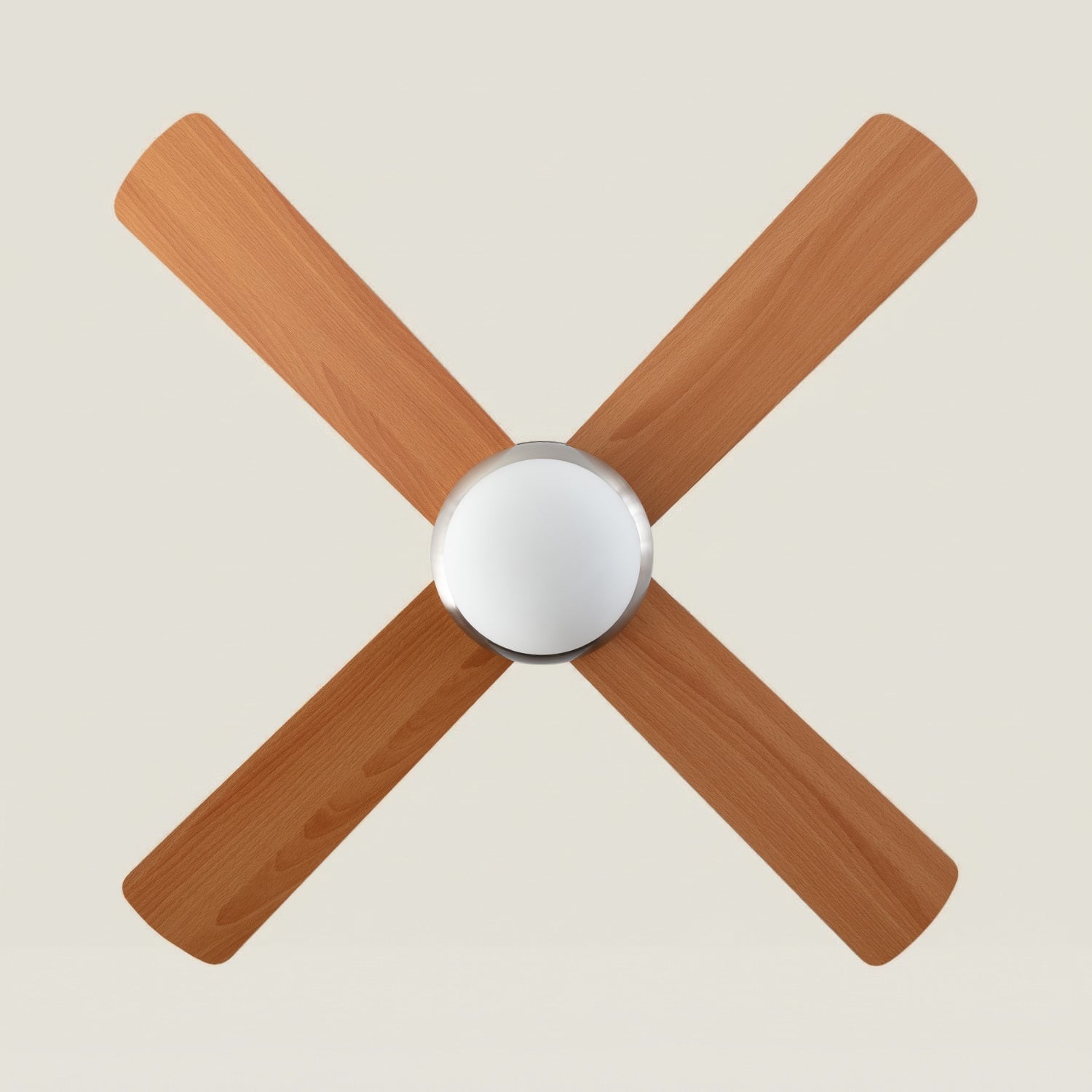 TECHBREY - Ventilateur de Plafond Silencieux avec Télécommande | 3 Vitesses Réglables | Minuterie Intégrée | Moteur AC 60W | Lames Réversibles - 4