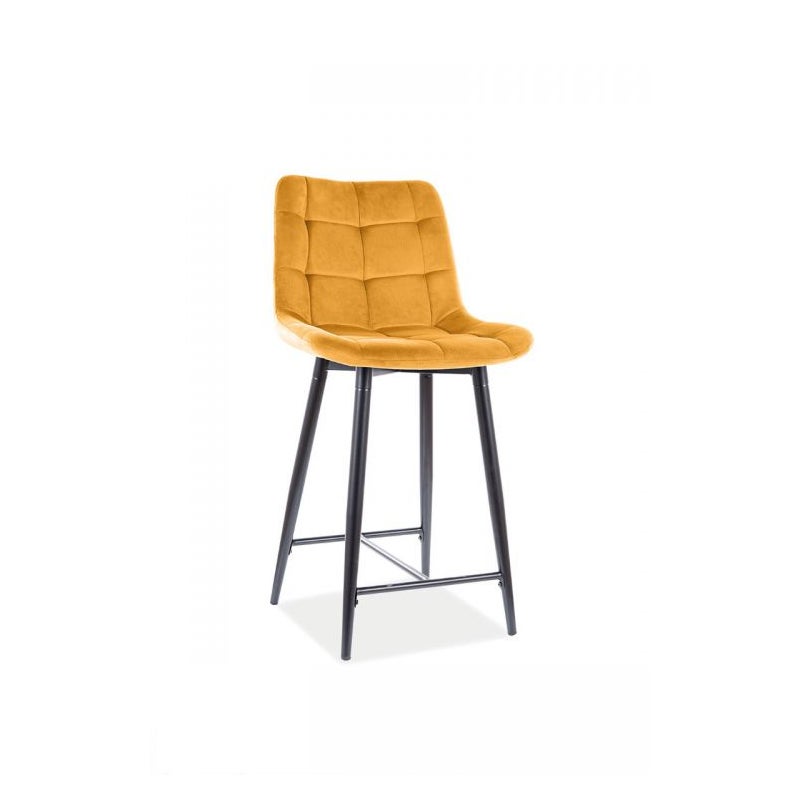 Hoker niski CHIC H-2 VELVET curry kuchenny