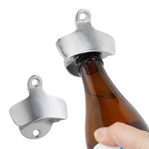 Apribottiglie Da Parete Vintage - Accessorio Bar Con Raccoglitore Di Tappi - Ideale Per Esterni, Regalo Per Appassionati Birra