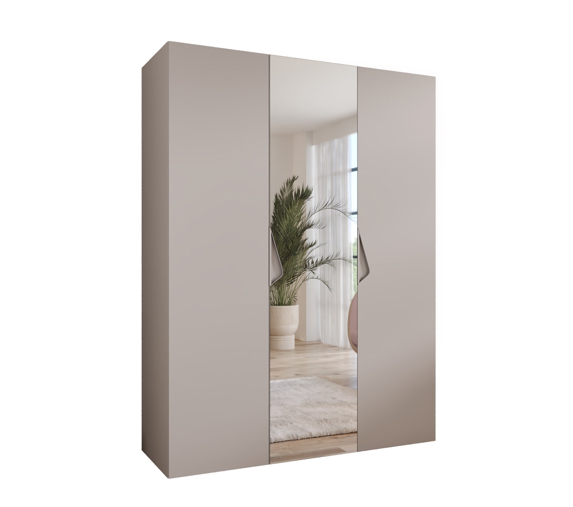 Szafa uchylna otwierana Sandi 2 150 x 52 x 202 cm kaszmir + u. kaszmir