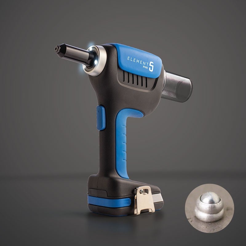 Pistola per rivetti 1 batteria 18V 2Ah 2,4 -5,0 mm SCELLIT - E-5-1XBAT - 4