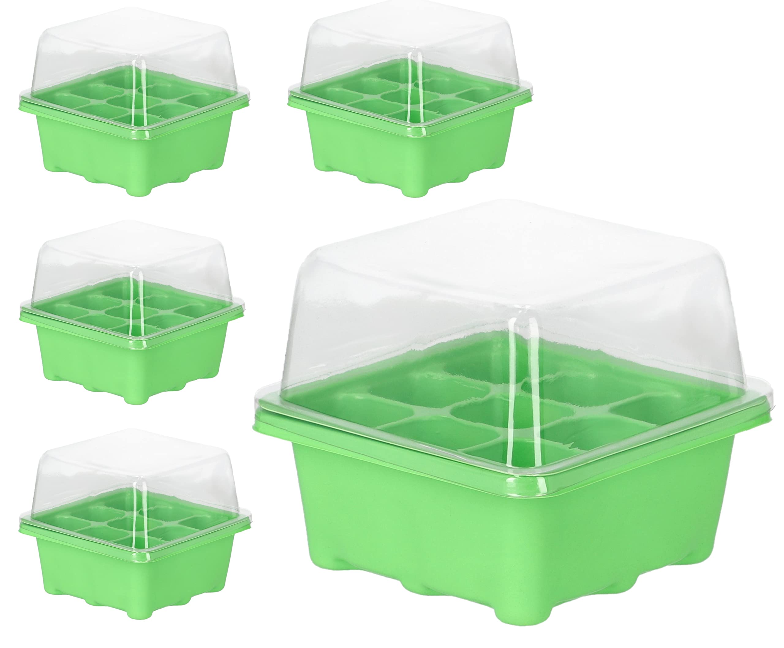 Mini szklarnia domowa przenośna 9-komorowa - 5 szt. - KOTARBAU