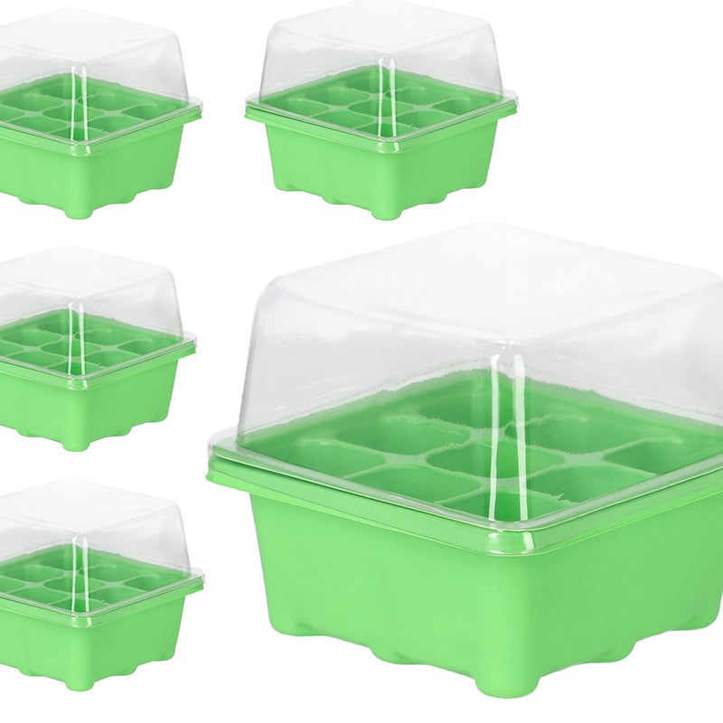 Mini szklarnia domowa przenośna 9-komorowa - 5 szt. - KOTARBAU