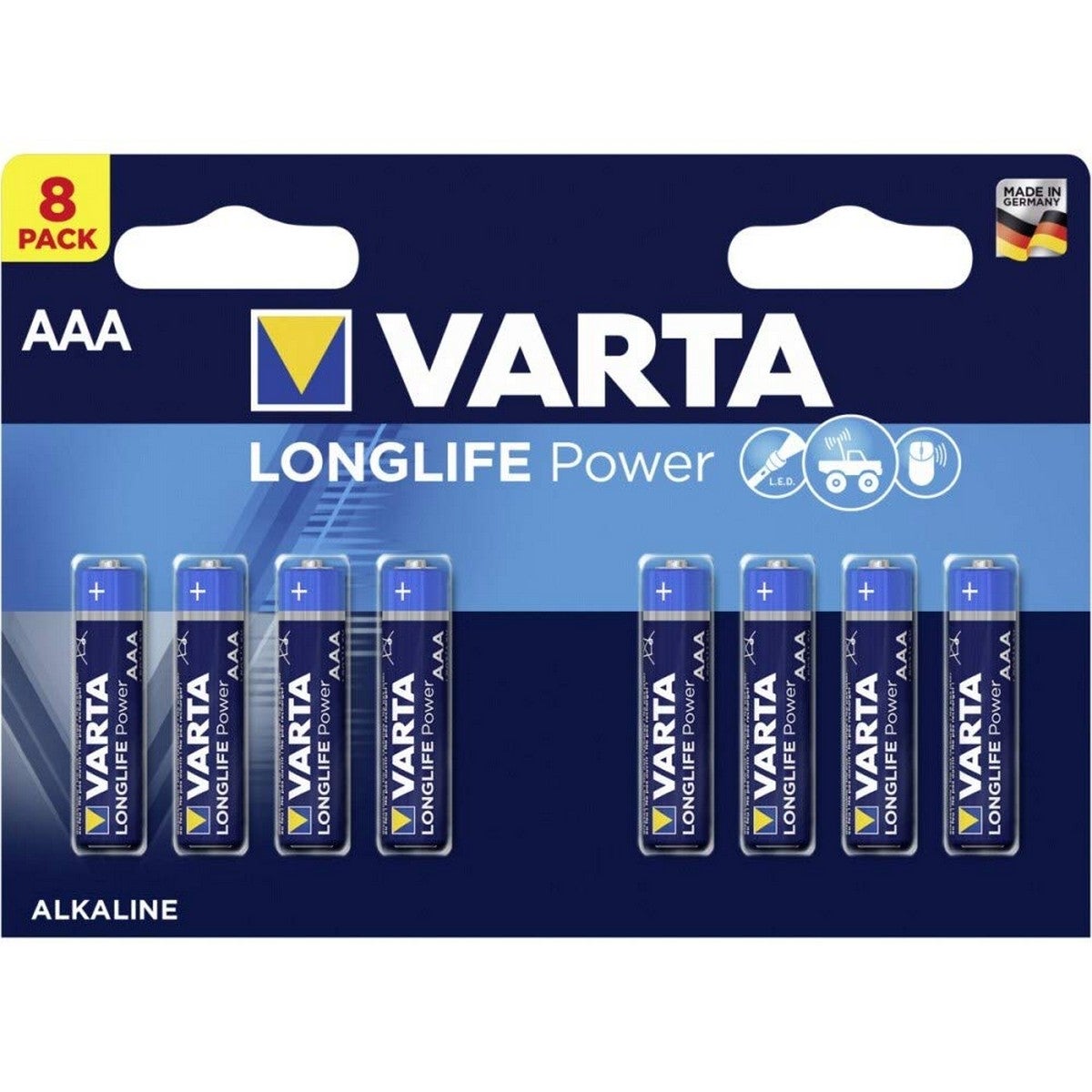 Varta 1x8 High Energy AAA LR 03 Batterie à usage unique Alcaline - 8