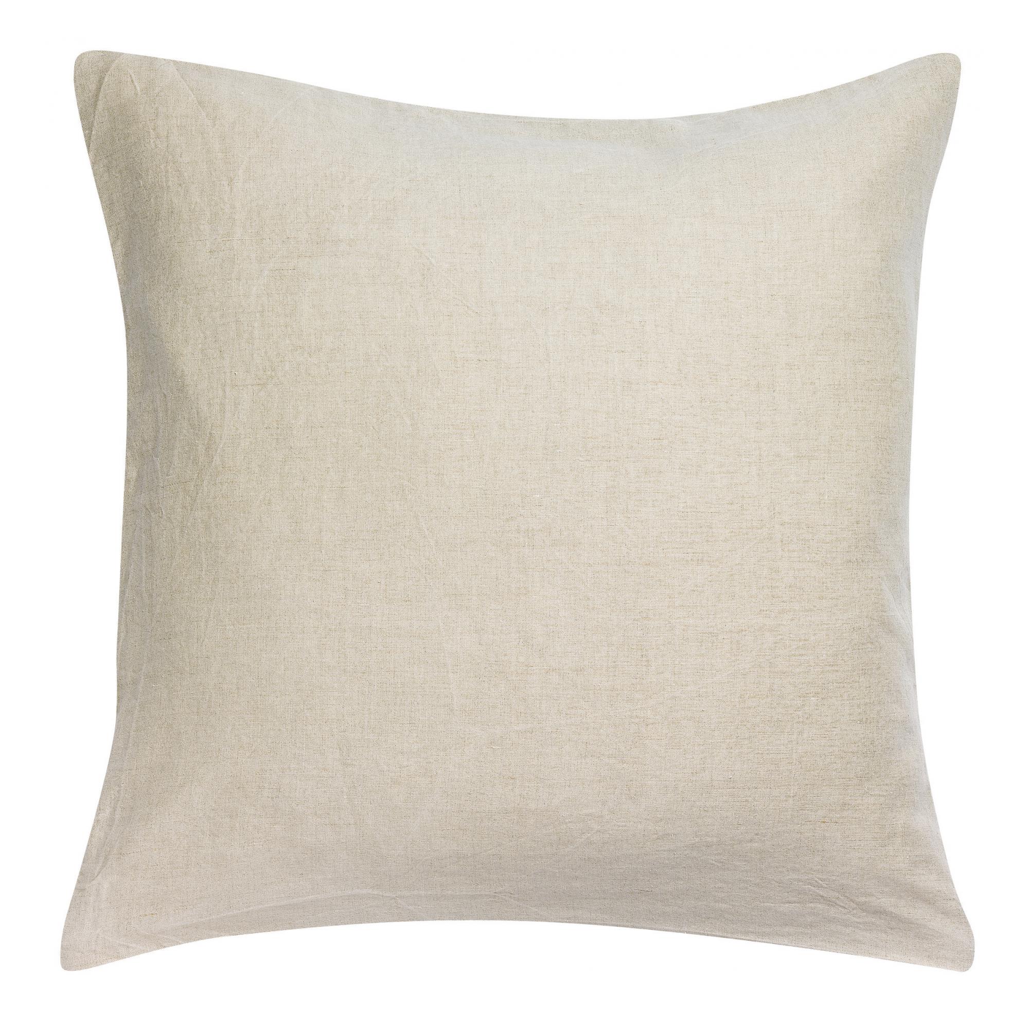 Funda de almohada zeff natural 65 x 65 cm natural 65 x 65 cm vivaraise
