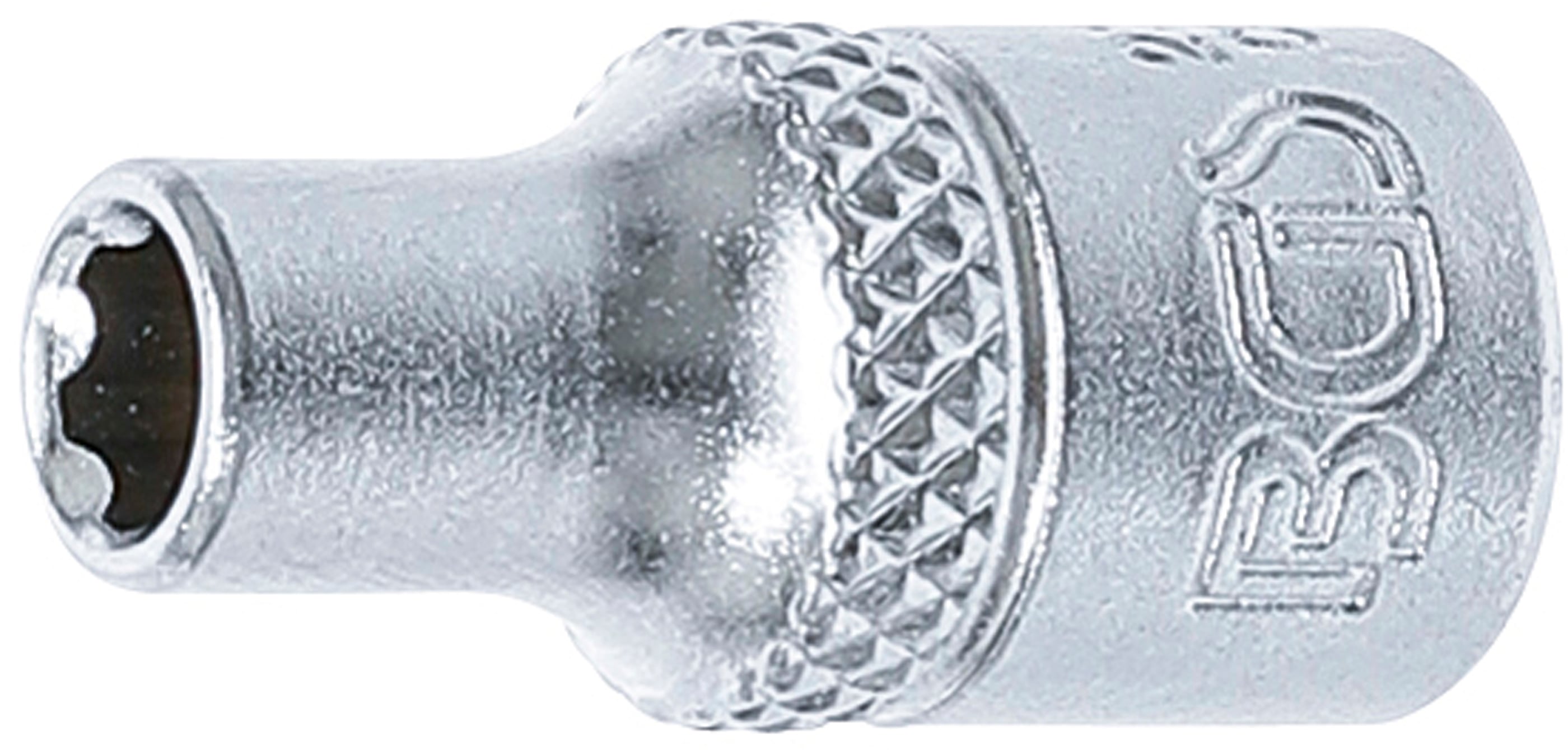 BGS Nasadka Super Lock do kluczy nasadowych, napęd kwadratowy wewnętrzny 6,3 mm (1/4") SW 4,5 mm - 2339