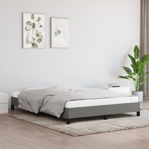 Cadre De Lit En Pin Massif 90 X 190 Cm - Style Moderne, Tête De Lit Intégrée - Sans Sommier Nécessaire